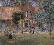 Melchers, Gari Julius The Unpretentious Garden oil on canvas